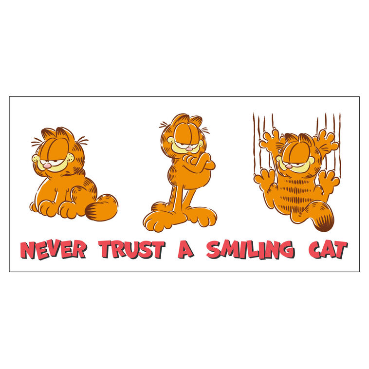Hallmark Nickelodeon Garfield Smiling Cat Collectible Drinking Glass 13.5 Oz