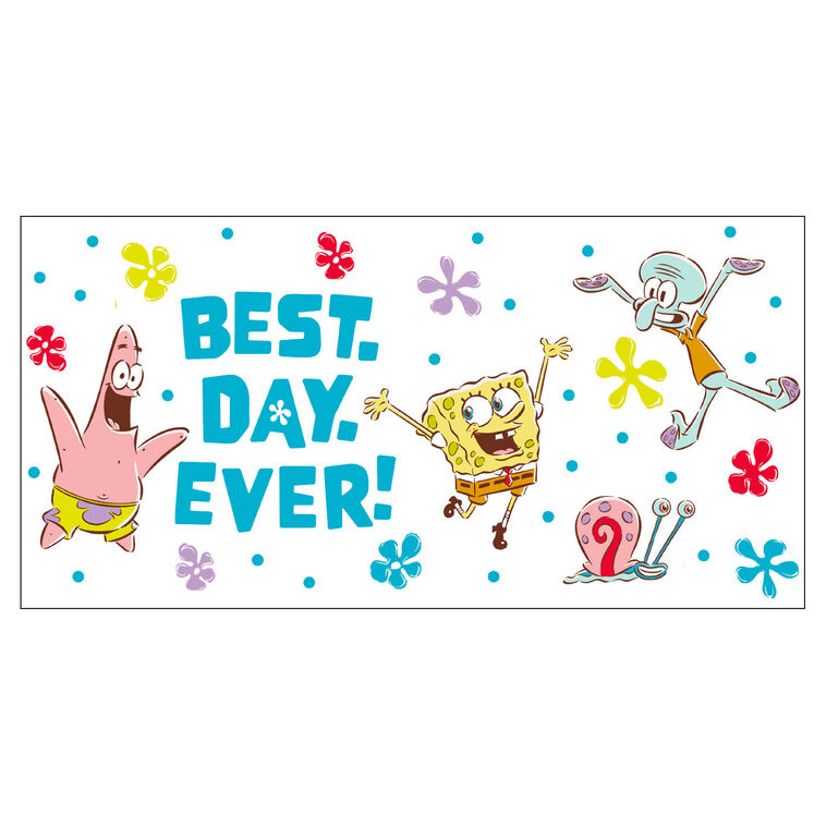 Hallmark Nickelodeon SpongeBob SquarePants Collectible Drinking Glass 13.5 Oz