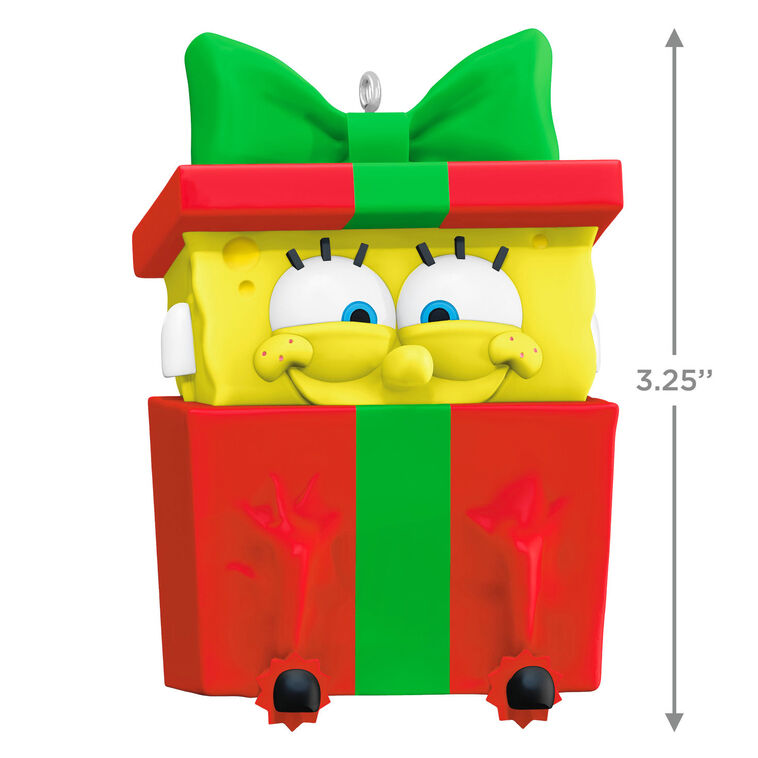 Hallmark Nickelodeon SpongeBob SquarePants Sponge-Boxed For Christmas Ornament
