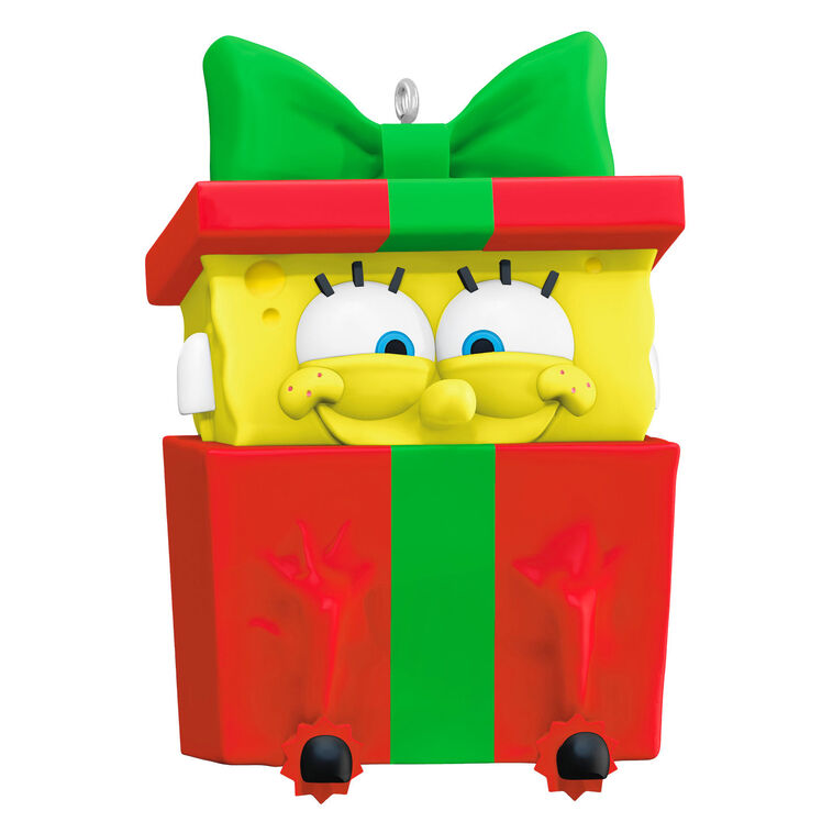 hallmark Nickelodeon SpongeBob SquarePants Sponge-Boxed for Christmas Ornament