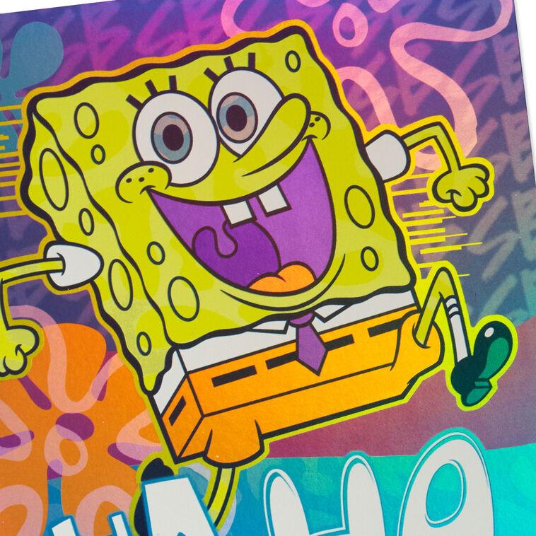 Hallmark Nickelodeon SpongeBob SquarePants Wishing You Laughs Birthday Card