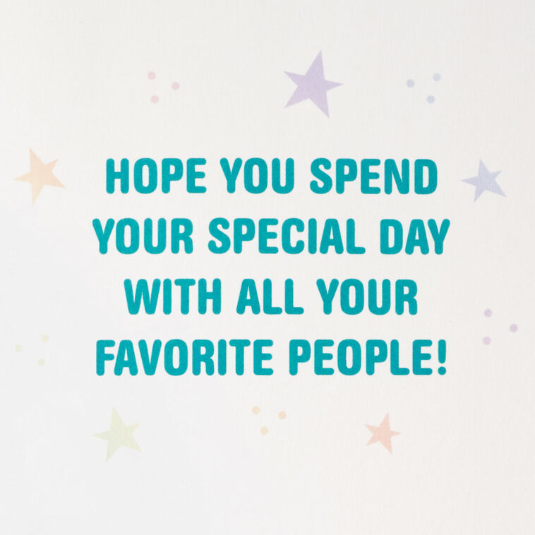 Hallmark Nintendo Animal Crossing™ New Horizons Special Day Birthday Card For Kids With Decal