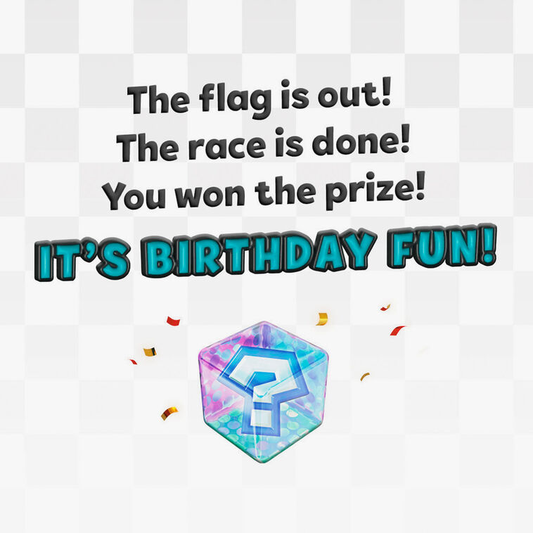 Hallmark Nintendo Mario Kart™ Let's Ride Birthday Card