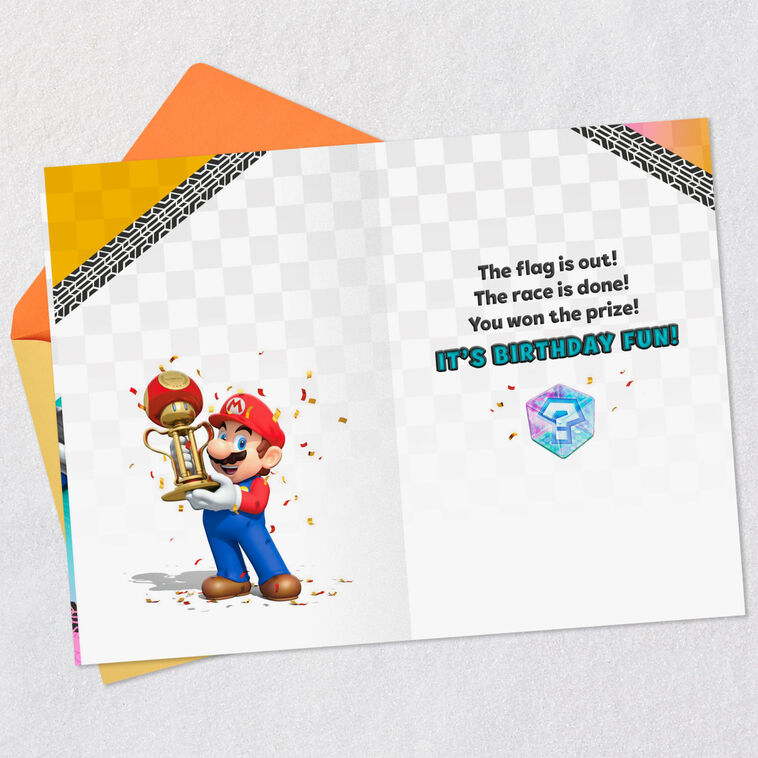 Hallmark Nintendo Mario Kart™ Let's Ride Birthday Card