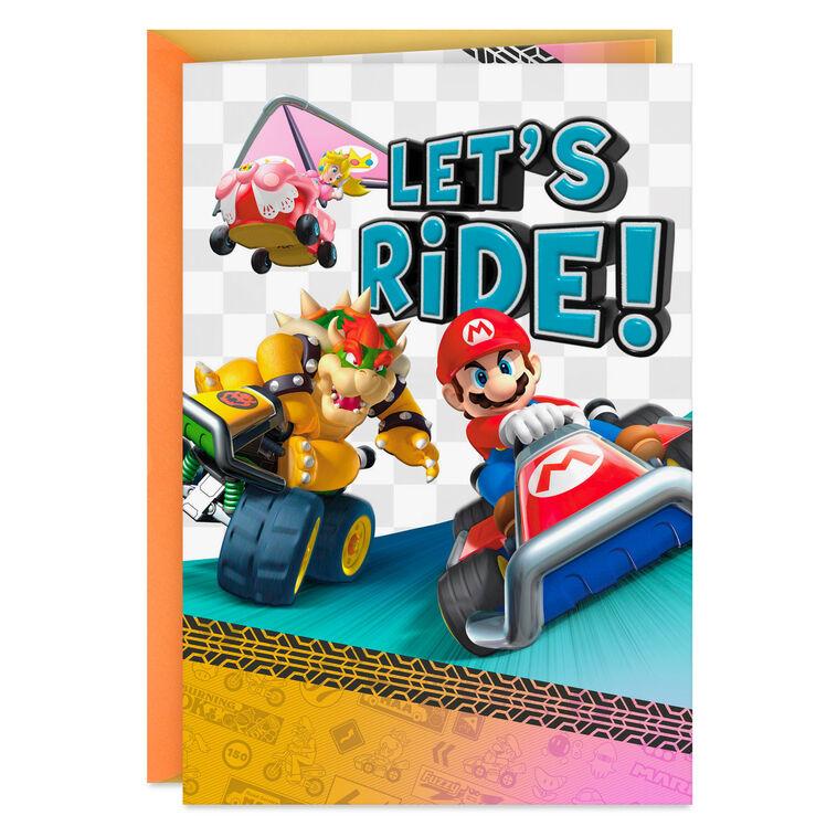 hallmark Nintendo Mario Kart™ Let's Ride Birthday Card