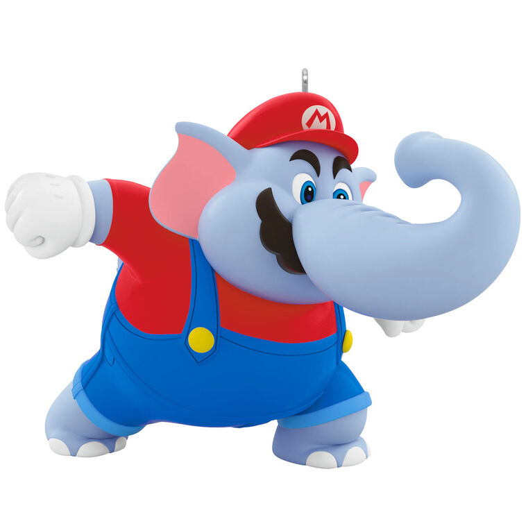 hallmark Nintendo Powered Up With Mario Elephant Mario Ornament