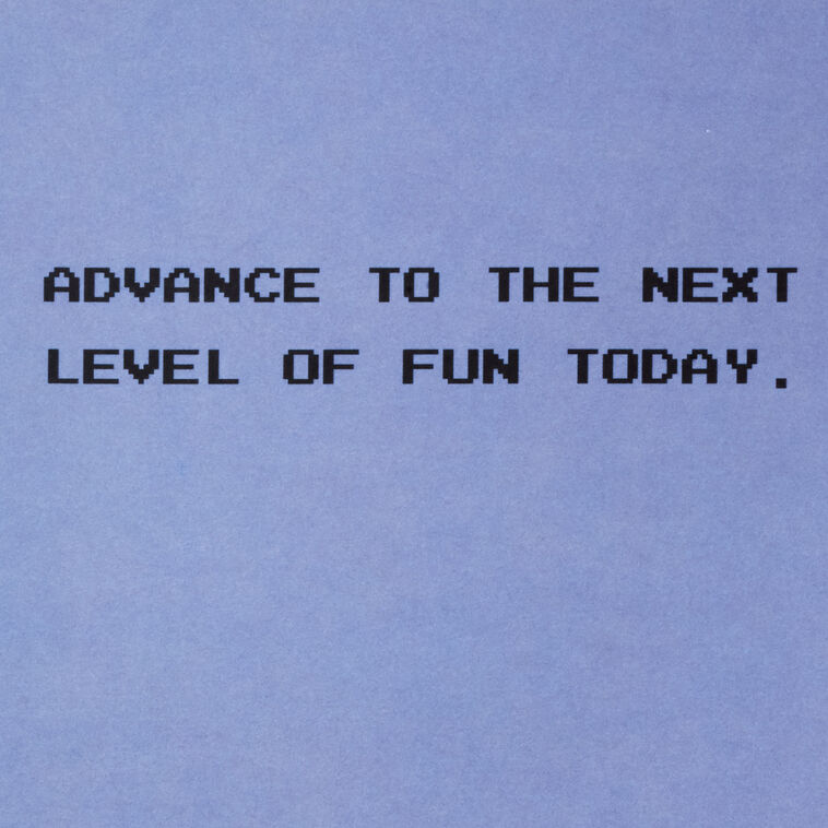 Hallmark Nintendo Super Mario™ Advance To The Next Level Birthday Card With Light And Sound