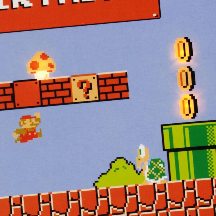 Hallmark Nintendo Super Mario™ Advance To The Next Level Birthday Card With Light And Sound