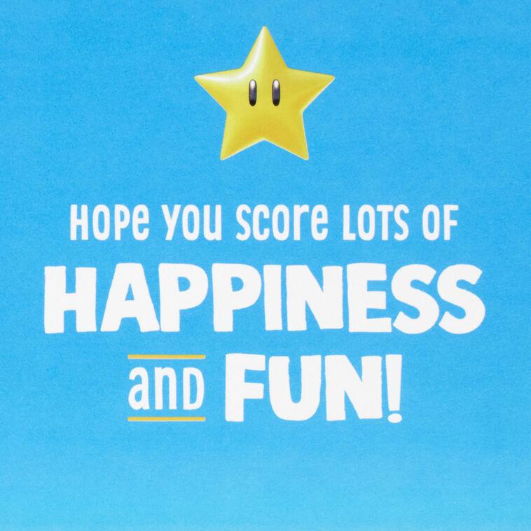 Hallmark Nintendo Super Mario™ Game On Lenticular Birthday Card For Kids
