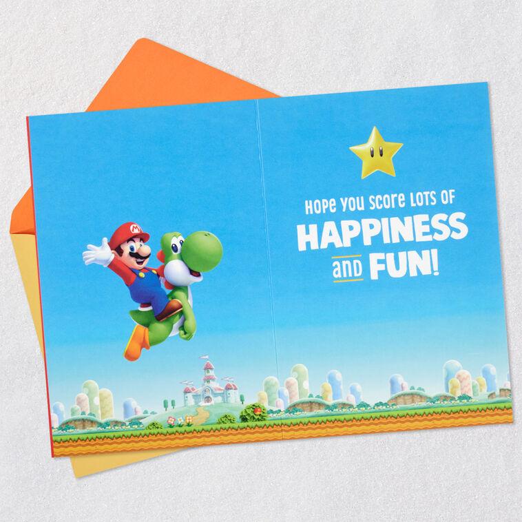 Hallmark Nintendo Super Mario™ Game On Lenticular Birthday Card For Kids