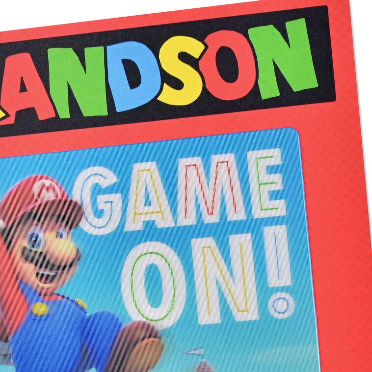 Hallmark Nintendo Super Mario™ Game On Lenticular Birthday Card For Kids
