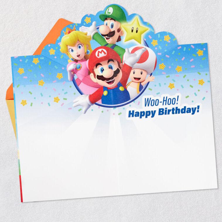 Hallmark Nintendo Super Mario™ New Year Of You Pop-Up Birthday Card For Kids