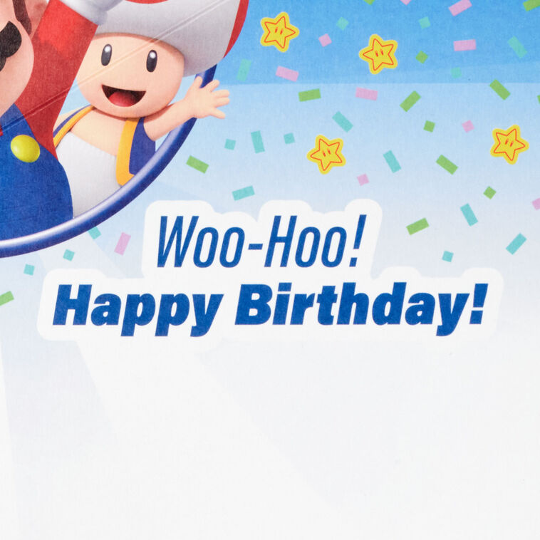 Hallmark Nintendo Super Mario™ New Year Of You Pop-Up Birthday Card For Kids