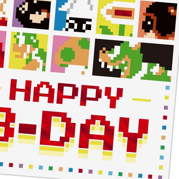 Hallmark Nintendo Super Mario™ Power Up And Party On Birthday Card For Kids