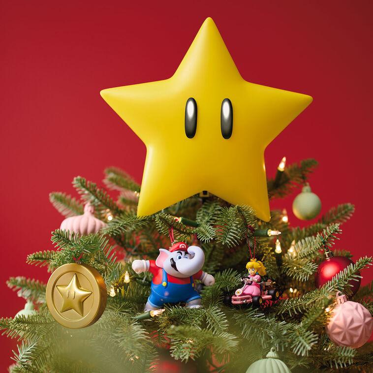 Hallmark Nintendo Super Mario™ Super Star Tree Topper With Light And Sound