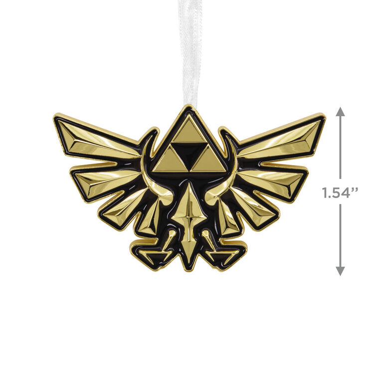 Hallmark Nintendo The Legend Of Zelda™ Crest Of Hyrule Metal Hallmark Ornament