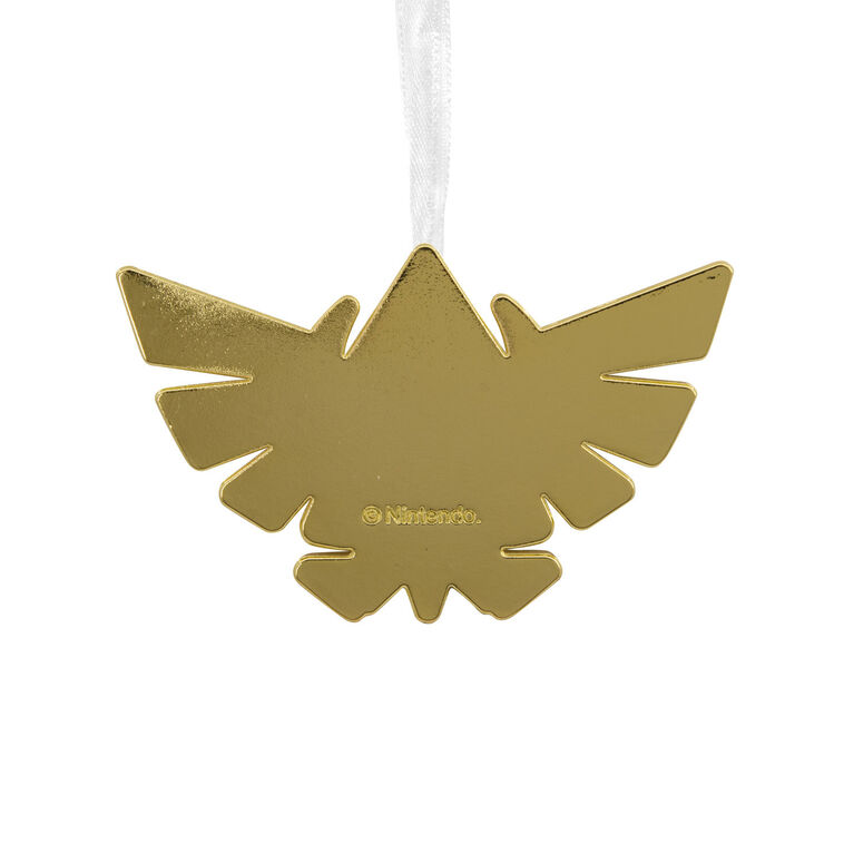 Hallmark Nintendo The Legend Of Zelda™ Crest Of Hyrule Metal Hallmark Ornament