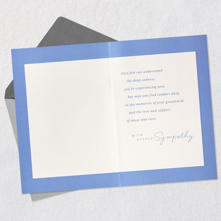 Hallmark No Grandparent Should Have To Say Good-bye Sympathy Card For Loss Of Grandchild