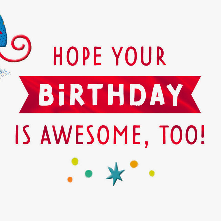 Hallmark No Hiding Your Awesomeness Chameleon Birthday Card For Grandson