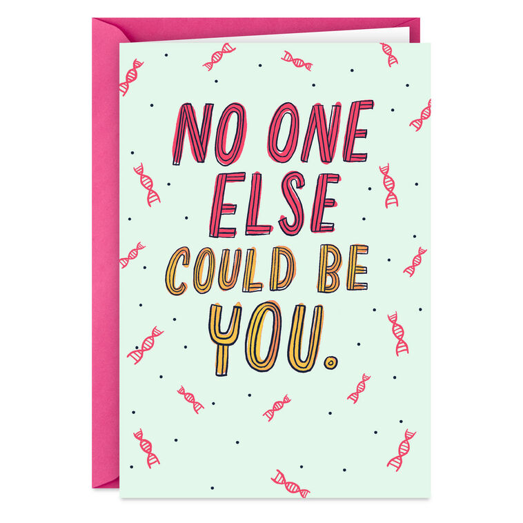 hallmark No One Else Could Be You Funny Birthday Card