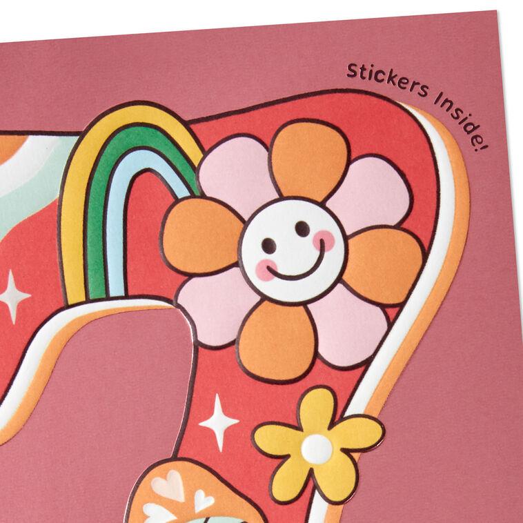 Hallmark No One Like You Pop-Up 7th Birthday Card With Stickers