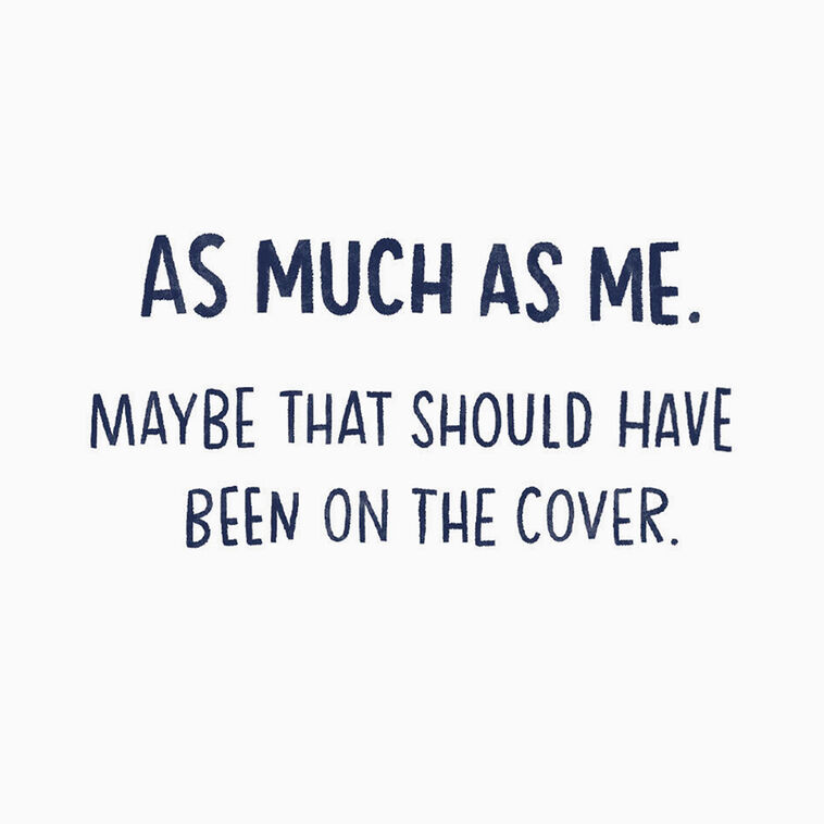 Hallmark No One Loves You As Much As Me Funny Romantic Love Card