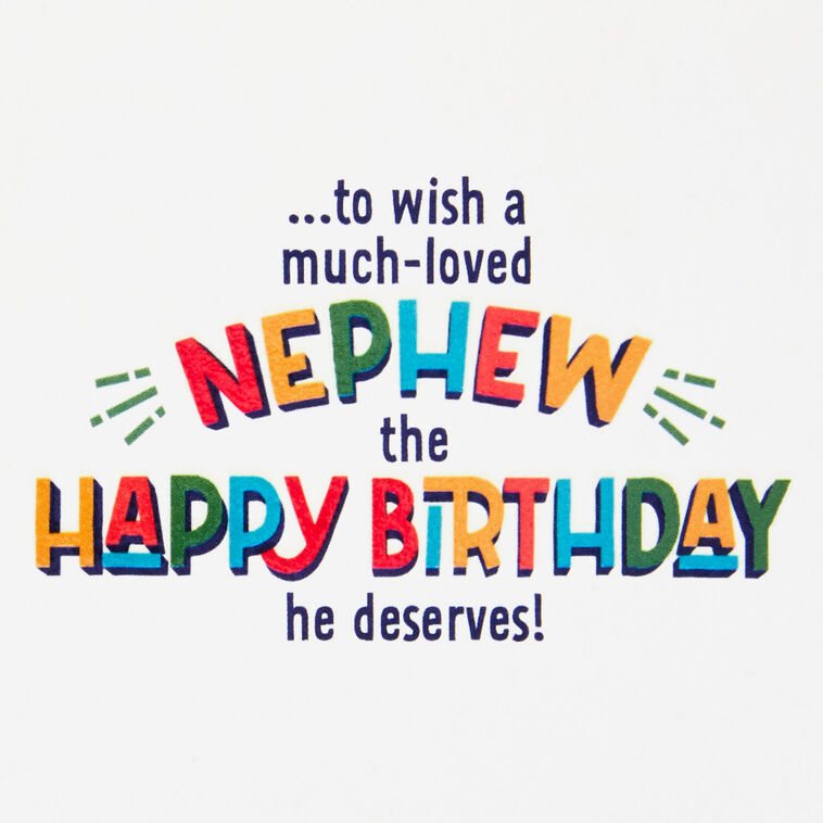 Hallmark No Time Like The Present Birthday Card For Nephew