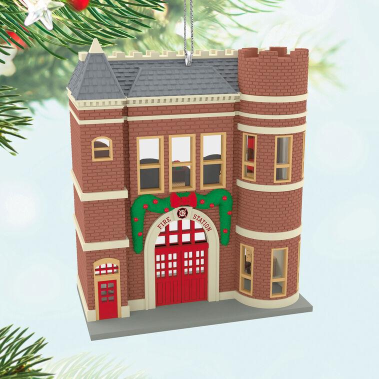 Hallmark Nostalgic Houses And Shops Keepsake Korners Firehouse Ornament