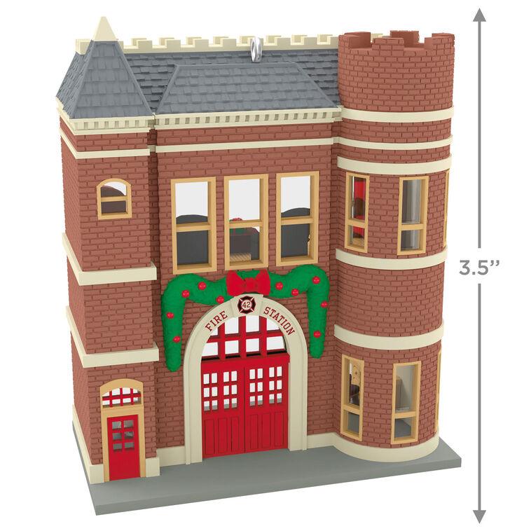 Hallmark Nostalgic Houses And Shops Keepsake Korners Firehouse Ornament