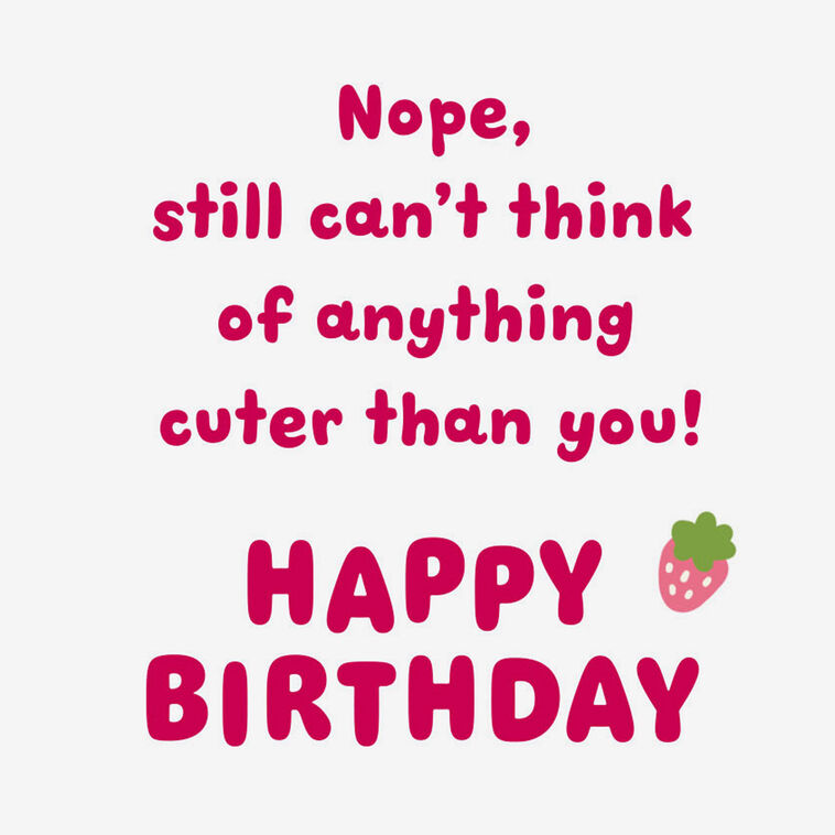 Hallmark Nothing Cuter Than You Birthday Card For Granddaughter