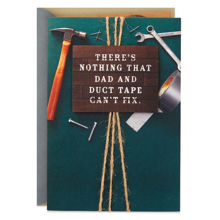 hallmark Nothing You Can’t Fix Birthday Card for Dad