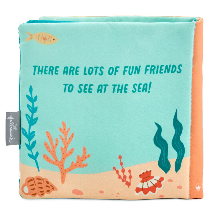 Hallmark Ocean Friends Touch-and-Feel Fabric Book For Kids