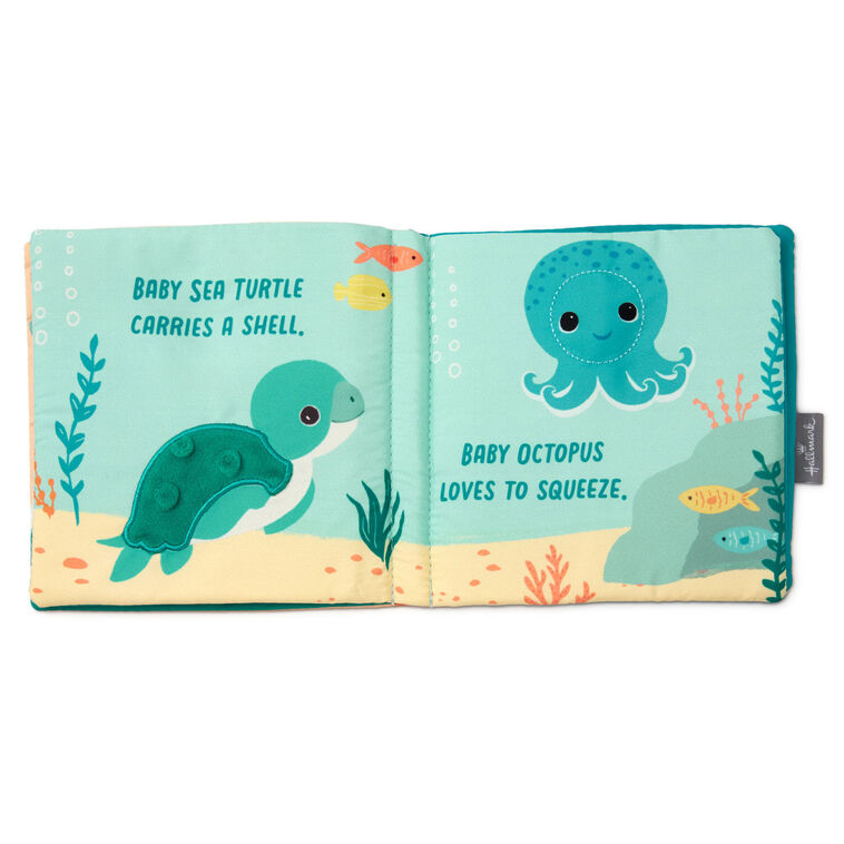 Hallmark Ocean Friends Touch-and-Feel Fabric Book For Kids