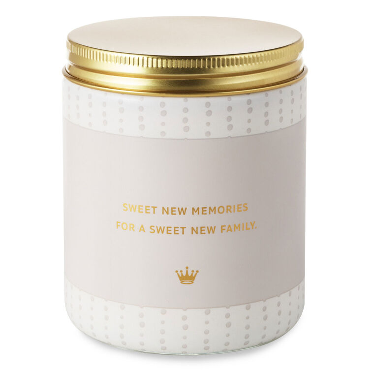 Hallmark Oh Baby Warm Almond And Blossom Scented Jar Candle 7 Oz
