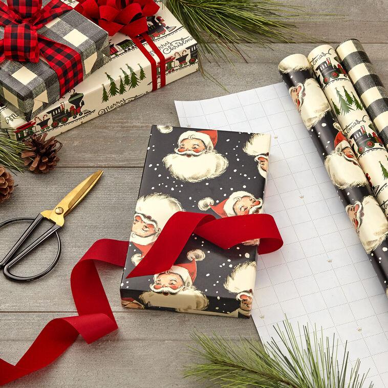 Hallmark Old-Fashioned Christmas 3-Pack Wrapping Paper 120 Sq. Ft