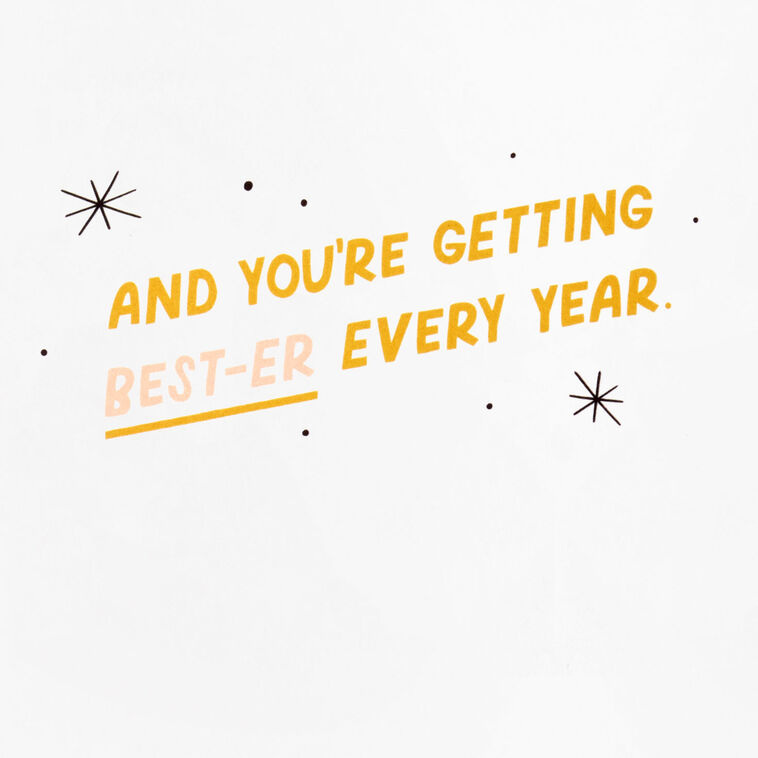 Hallmark Old Friends Are The Best Friends Funny Birthday Card