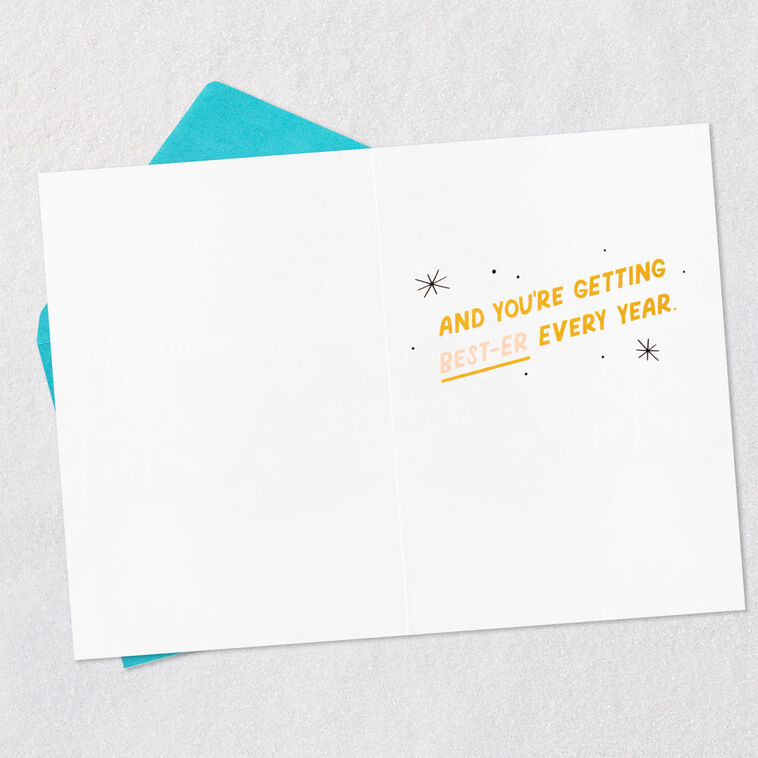 Hallmark Old Friends Are The Best Friends Funny Birthday Card