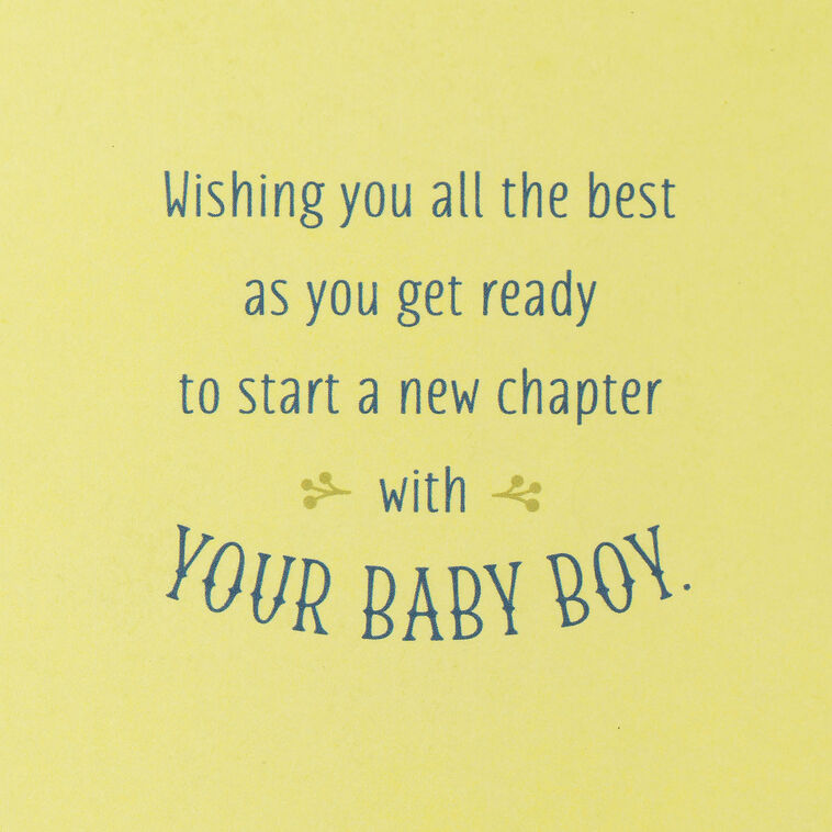 Hallmark Once Upon A Time Baby Shower Card For Baby Boy