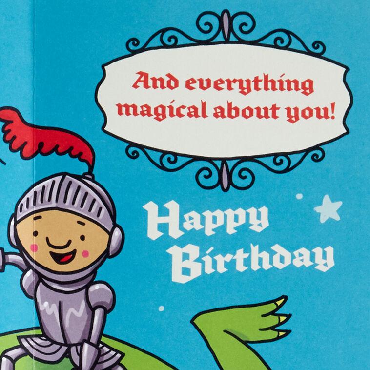 Hallmark Once Upon A Time Birthday Card For Boy With Activity Sheet