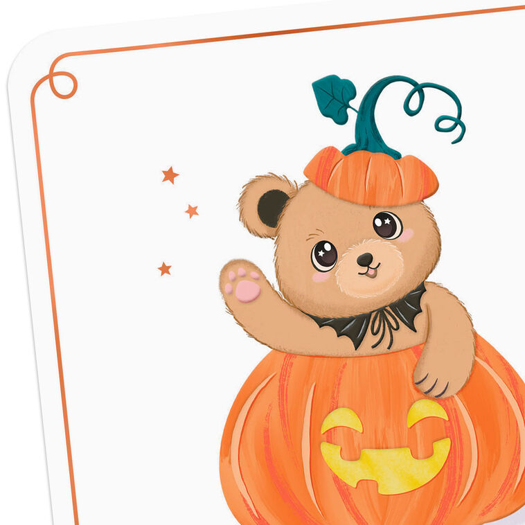 Hallmark One Beary-Special Cutie Halloween Card For Great-Grandson