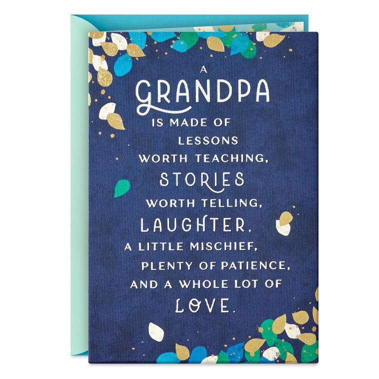 hallmark One in a Million Birthday Card for Grandpa