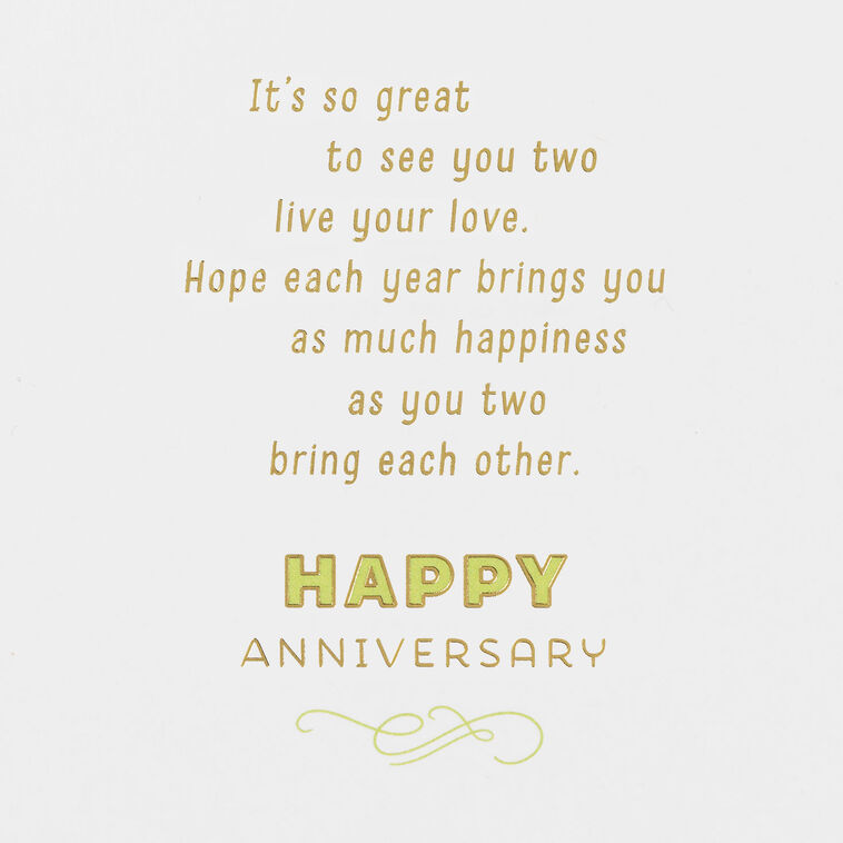 Hallmark One-of-a-Kind Anniversary Card For Brother And Spouse