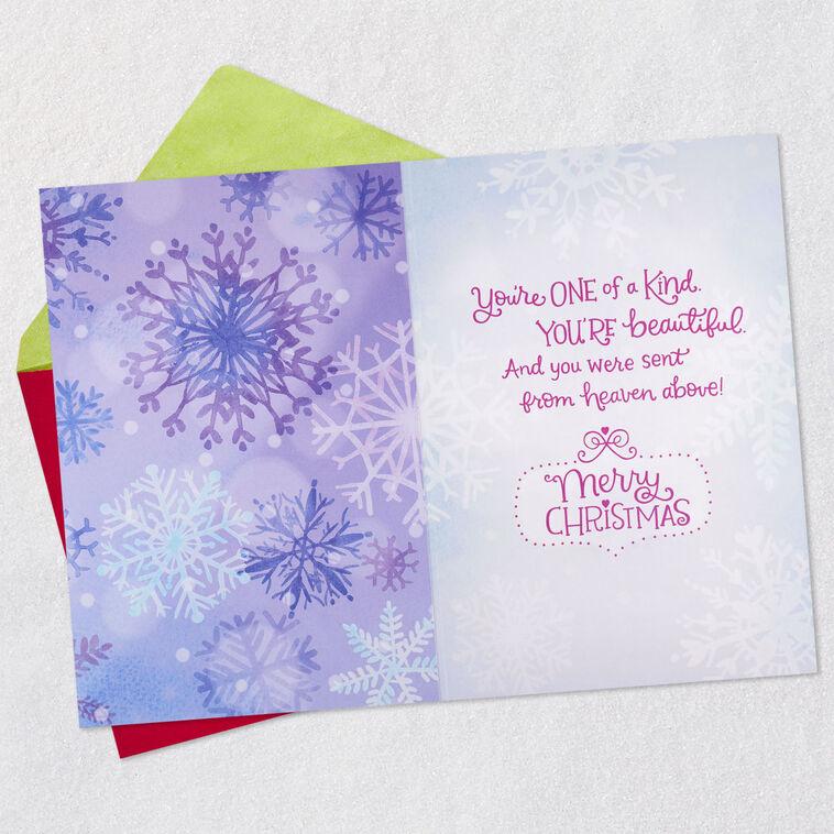 Hallmark One Of A Kind Granddaughter Christmas Card