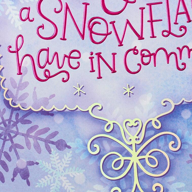 Hallmark One Of A Kind Granddaughter Christmas Card