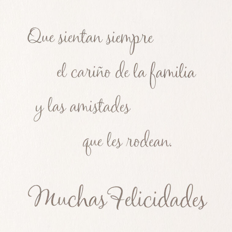 Hallmark One-of-a-Kind Love Spanish-Language Wedding Card For Couple