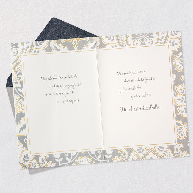 Hallmark One-of-a-Kind Love Spanish-Language Wedding Card For Couple