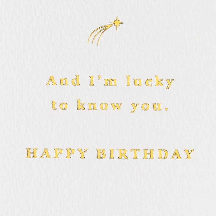 Hallmark Only One You In The Universe Birthday Card