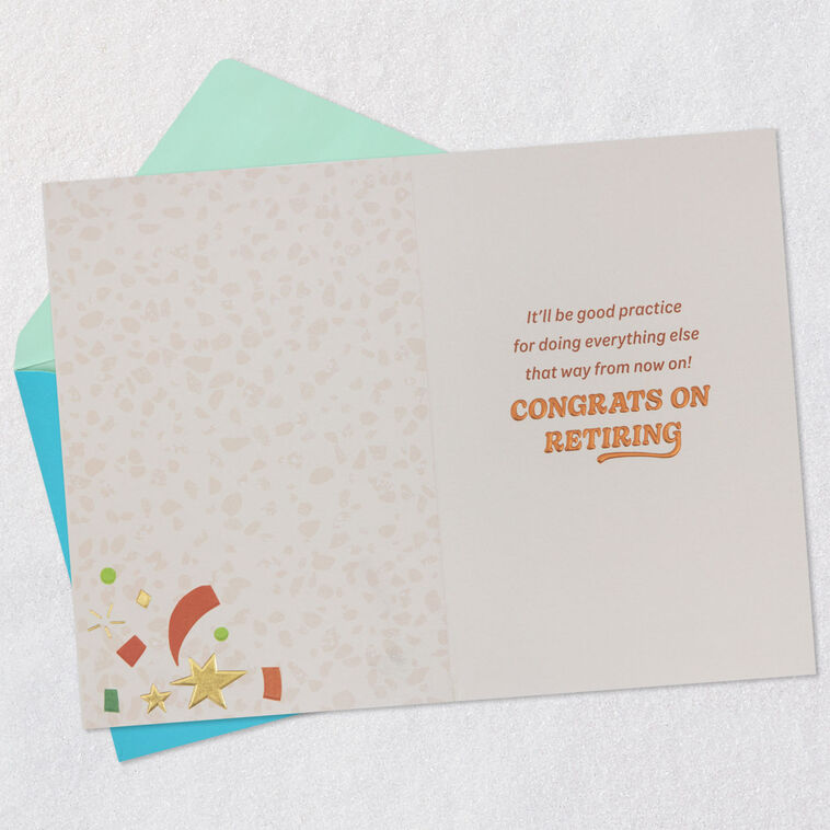 Hallmark Open At Your Leisure Funny Retirement Card