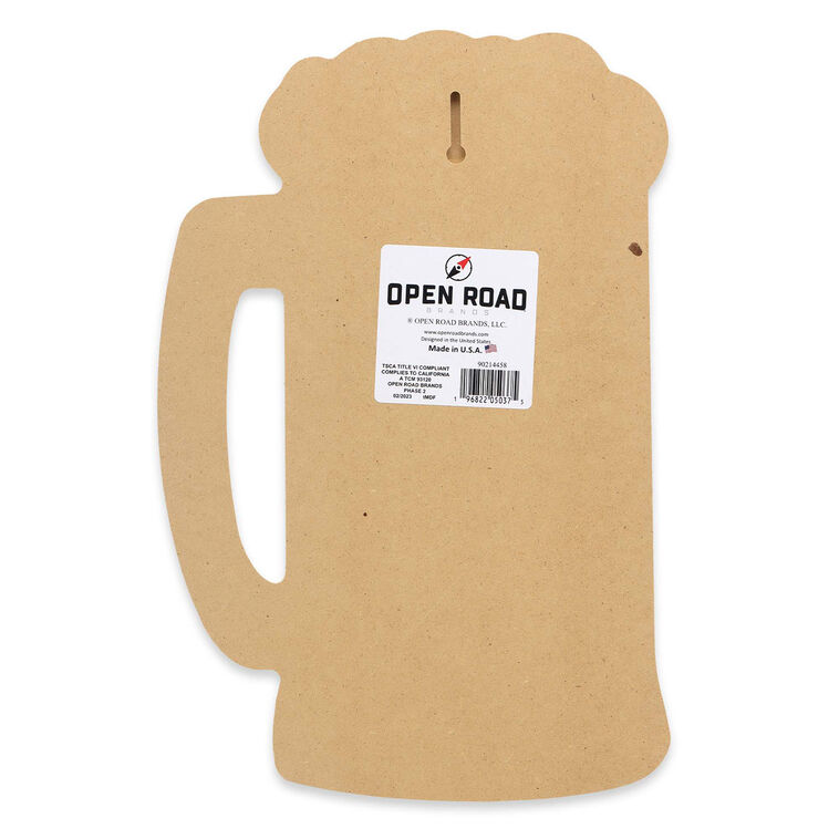 Hallmark Open Road Garage Free Beer Tomorrow Wood Quote Sign