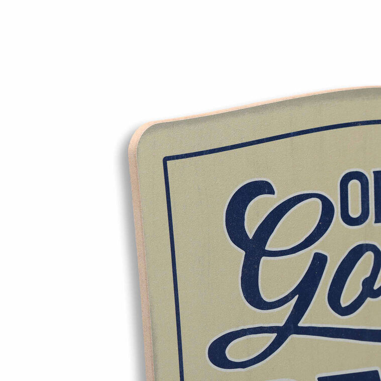 Hallmark Open Road Garage One Good Beer Wood Quote Sign